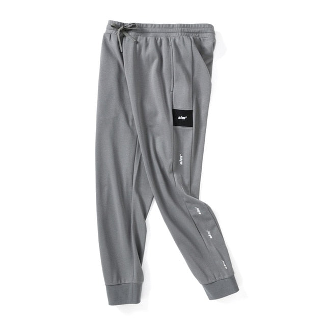 SEMIR Jogging casual trousers men 2020 spring new drawstring elastic waist hit color stitching beam mouth small feet sports pant