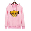 The Lion King Cartoon Print Hoodie Women Loose Casual Cute Long Sleeve Lady Pullover Tops Harajuku Streetwear Sweatshirt Clothes