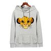 The Lion King Cartoon Print Hoodie Women Loose Casual Cute Long Sleeve Lady Pullover Tops Harajuku Streetwear Sweatshirt Clothes
