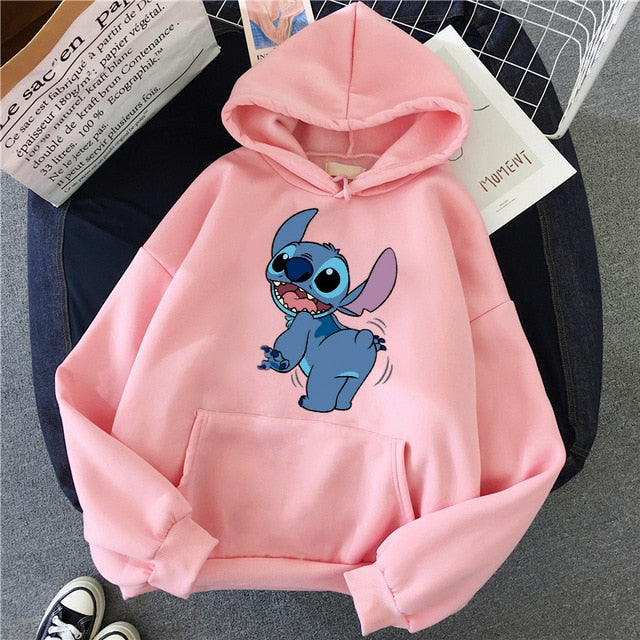 The Lion King Cartoon Print Hoodie Women Loose Casual Cute Long Sleeve Lady Pullover Tops Harajuku Streetwear Sweatshirt Clothes