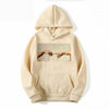 Lover's couple finger touch sweatshirts men Hoodies Fleece pullover coat Loose unisex Casual hipster match eye-catching tops
