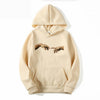 Lover's couple finger touch sweatshirts men Hoodies Fleece pullover coat Loose unisex Casual hipster match eye-catching tops