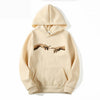Lover's couple finger touch sweatshirts men Hoodies Fleece pullover coat Loose unisex Casual hipster match eye-catching tops