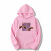 Lover's couple finger touch sweatshirts men Hoodies Fleece pullover coat Loose unisex Casual hipster match eye-catching tops