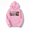 Lover's couple finger touch sweatshirts men Hoodies Fleece pullover coat Loose unisex Casual hipster match eye-catching tops