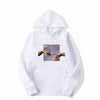 Lover's couple finger touch sweatshirts men Hoodies Fleece pullover coat Loose unisex Casual hipster match eye-catching tops