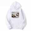 Lover's couple finger touch sweatshirts men Hoodies Fleece pullover coat Loose unisex Casual hipster match eye-catching tops