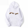 Lover's couple finger touch sweatshirts men Hoodies Fleece pullover coat Loose unisex Casual hipster match eye-catching tops
